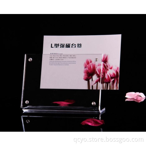 Magnetic photo frame acrylic picture frame